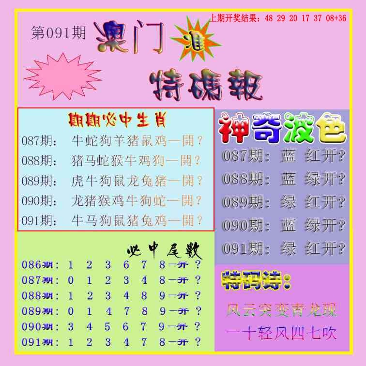 091期生财有道特码报[图]